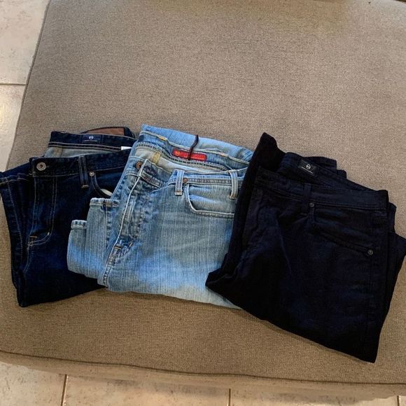 2 pairs AG denim jeans - Picture 5 of 16